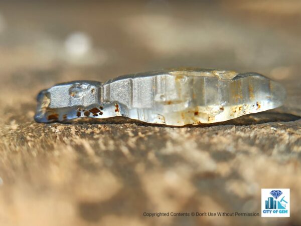 Ceylon Natural Sapphire Terminated Glass Body Crystal Lot - city of gem Ratnapura