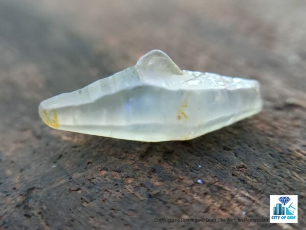 Ceylon Natural Double Terminated Complete Sapphire Twin Crystal Couple ( glass body ) - city of gem Ratnapura