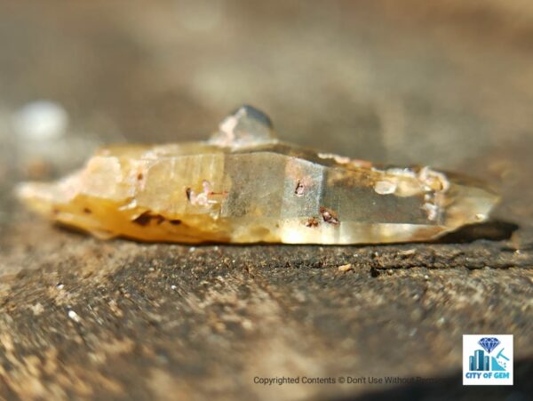 Ceylon Natural Sapphire Terminated Glass Body Crystal Lot - city of gem Ratnapura