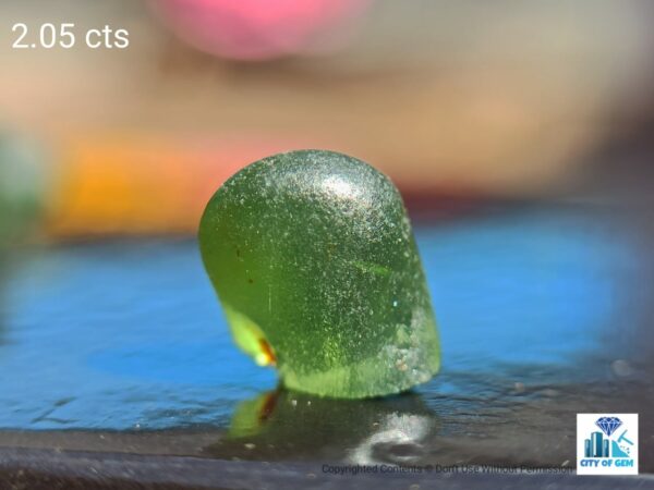 Ceylon Natural Green Zircon Rough Gemstones Lot - city of Gem Ratnapura