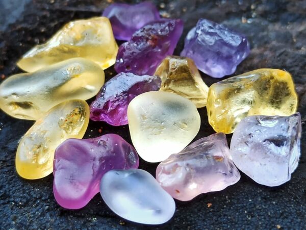 Ceylon Natural Sapphire Rough Gemstones Lot - city of Gem Ratnapura