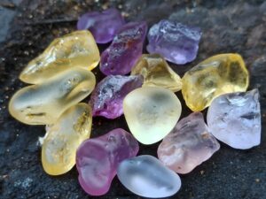 Ceylon Natural Sapphire Rough Gemstones Lot - city of Gem Ratnapura