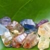 Ceylon Natural Sapphire Glass Body Crystals Lot - city of gem Ratnapura