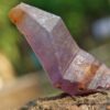 Ceylon Natural Violet Sapphire Crystal With Violet to pink Colour shifting and very unique natural body carvings - city of gem Ratnapura