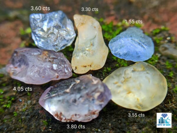 Natural Brazilian Optical Calcite Rough Gemstone, For Healing Crystal / Home Decor, Color