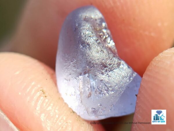 Ceylon Natural Violet and Yellow Sapphire Rough Gemstones - city of Gem Ratnapura