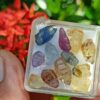 Ceylon Natural Sapphire Glass Body Crystals Lot - city of gem Ratnapura