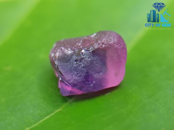 Ceylon Natural Bi-Color Sapphire, Dark Blue Sapphire and Pink Sapphire