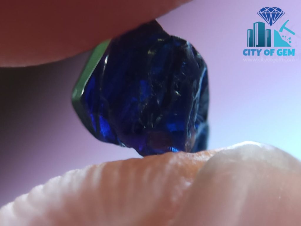 Natural Dark Blue Sappphire Rough Gemstones - Kaka neelam