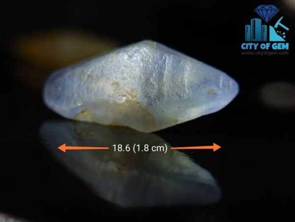 Ceylon Natural Yellow Sapphire and Blue Sapphire Crystal Couple - City Of Gem Ratnapura