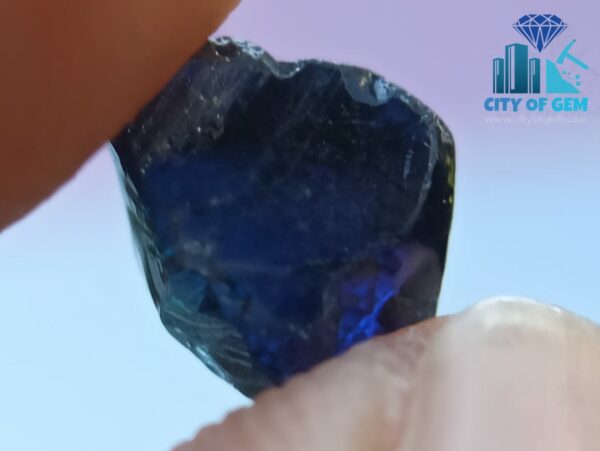 Natural Dark Blue Sappphire Rough Gemstones - Kaka neelam - City Of Gem Ratnapura