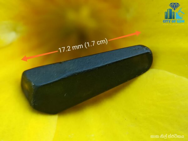 Ceylon Natural Dark Blue Sapphire Crystal kaka blue- City Of Gem Ratnapura