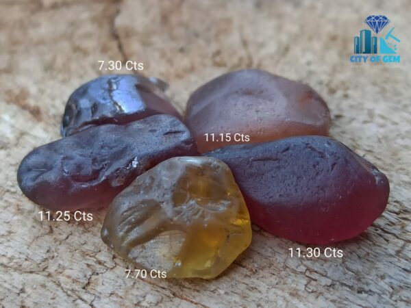 Natural Zircon Gemstones - city of gem Ratnapura