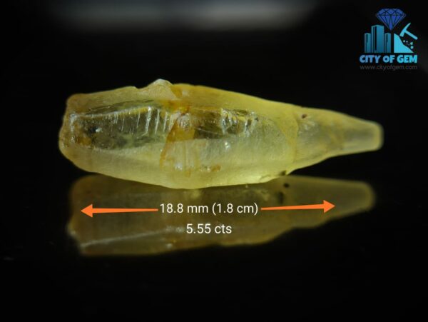 Ceylon Natural Yellow Sapphire Crystals - city of gem Ratnapura