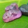 Ceylon Natural Bi-Color Sapphire, Dark Blue Sapphire and Pink Sapphire