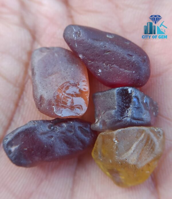 Natural Zircon Gemstones - city of gem Ratnapura