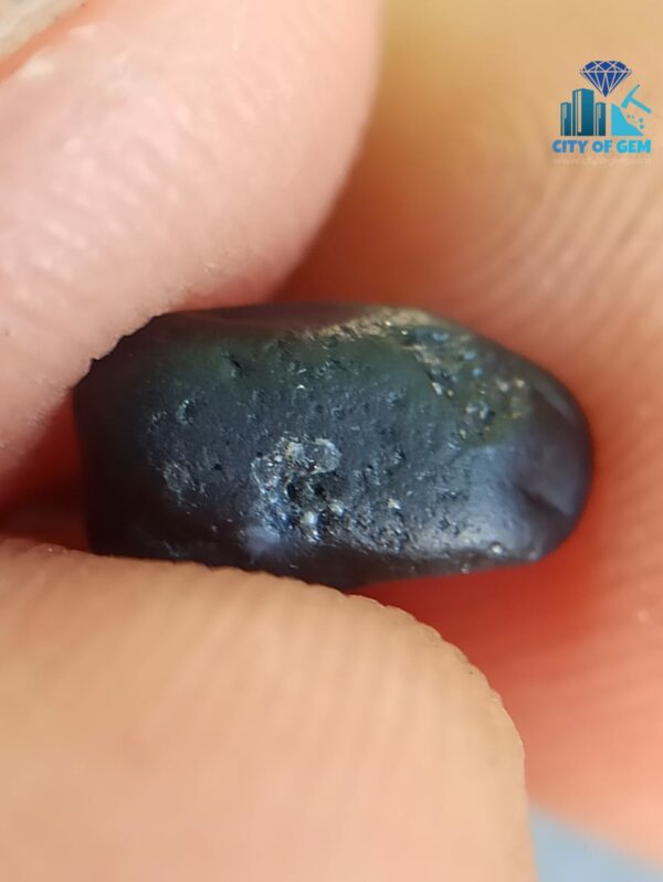 Ceylon Natural Bi-Color Sapphire, Dark Blue Sapphire and Pink Sapphire