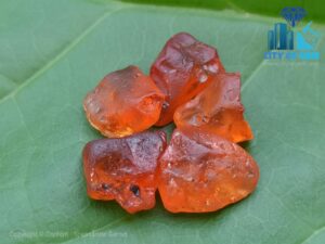 Natural Spessartite Garnet Rough Gemstones