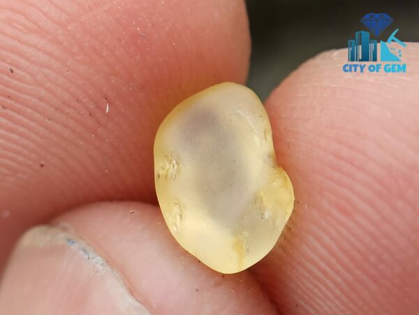Ceylon Natural Yellow Sapphire Rough Gemstones Lot - city of gem Ratnapura