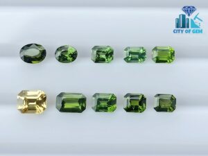 Fine Quality Natural Green Zircon Lot from Sri Lanka