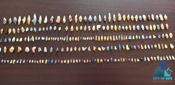 Stock Clearance - Fine Quality Ceylon Natural Sapphire Crystals Collection - city of gem Ratnapura