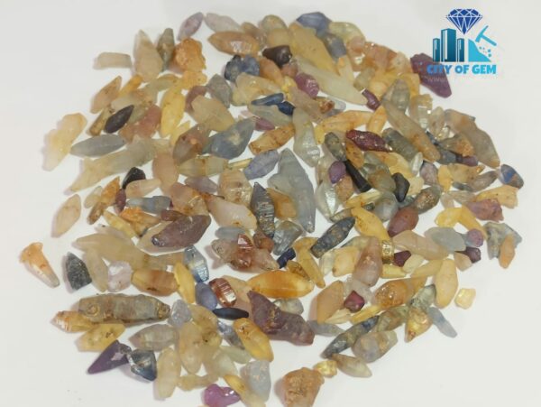 Stock Clearance - Fine Quality Ceylon Natural Sapphire Crystals Collection - city of gem Ratnapura