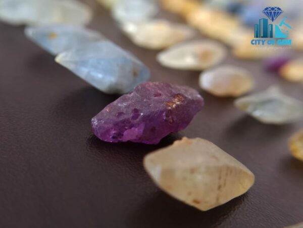 Stock Clearance - Fine Quality Ceylon Natural Sapphire Crystals Collection - city of gem Ratnapura