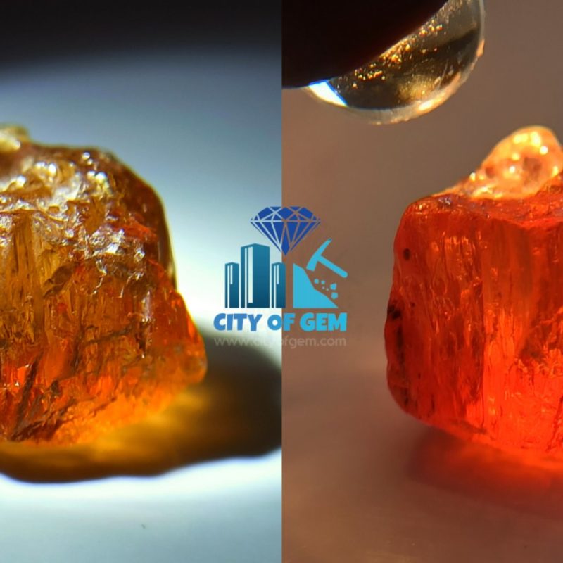 Natural Colour Change Zircon Rough Gemstone