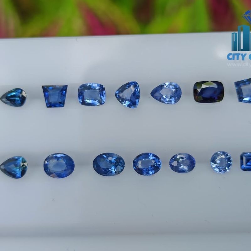 Ceylon Blue Sapphire Collection (H) - Mix Shapes