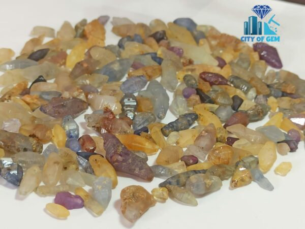 Stock Clearance - Fine Quality Ceylon Natural Sapphire Crystals Collection - city of gem Ratnapura