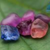 Ceylon Natural Sapphire Rough Gemstones with Fine Quality Padparadscha - city of gem Ratnapura