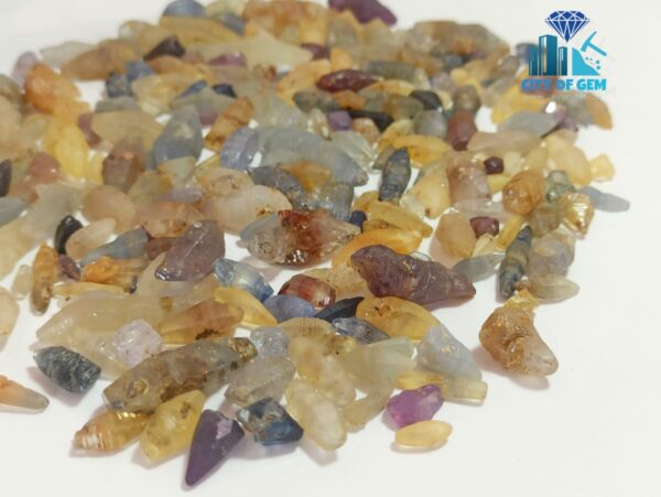 Stock Clearance - Fine Quality Ceylon Natural Sapphire Crystals Collection - city of gem Ratnapura