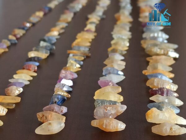 Stock Clearance - Fine Quality Ceylon Natural Sapphire Crystals Collection - city of gem Ratnapura