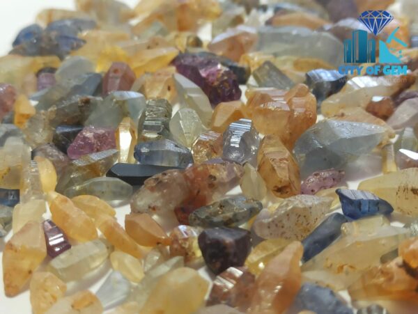 Stock Clearance - Fine Quality Ceylon Natural Sapphire Crystals Collection - city of gem Ratnapura