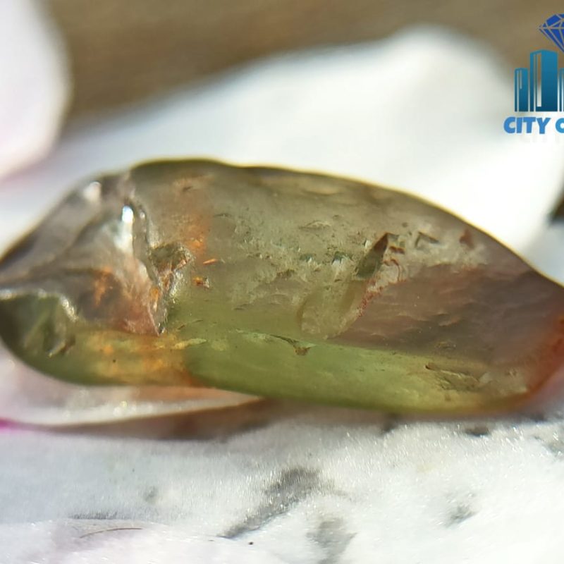 Rare Natural Andalusite Rough Gemstones with strong pleochroism