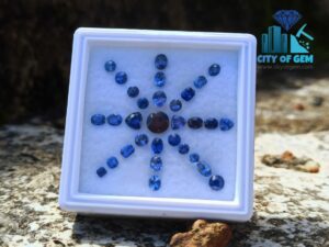 Fine Quality Ceylon Blue Sapphire Wholesale Faceted Gemstones Lot - city of gem Ratnapura