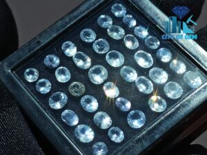 Ceylon White Sapphire Wholesale Faceted Gemstones Lot - city of gem Ratnapura