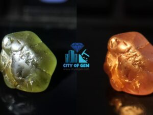 Very Rare Natural Chrysoberyl Alexandrite Sixling (flower) Crystal from Sri Lanka - city of gem Ratnapura