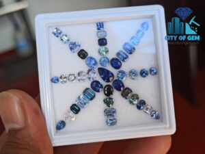Fine Quality Ceylon Blue Sapphire Wholesale Faceted Gemstones Lot