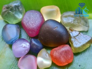 All In One! Gem Quality Facet Grade Natural Rough Gemstones Collection with Corundum Crystal - City of gem Ratnapura