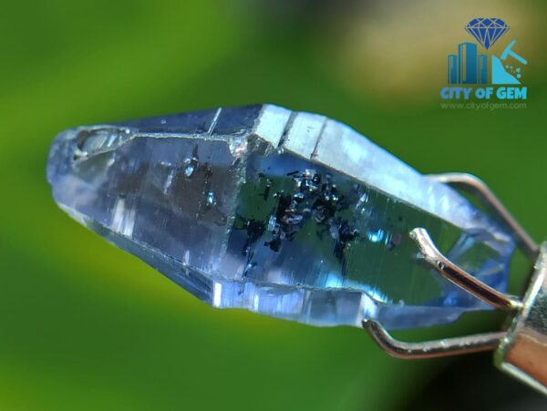 Blue Sapphire and Yellow Sapphire Complete Crystal Couple