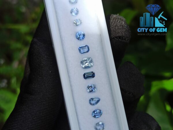 Fine Quality Ceylon Blue Sapphire Wholesale Faceted Gemstones Lot - City of gem Ratnapura