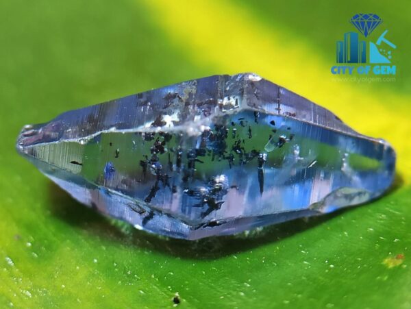 Blue Sapphire and Yellow Sapphire Complete Crystal Couple