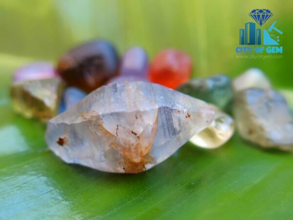 All In One! Gem Quality Facet Grade Natural Rough Gemstones Collection with Corundum Crystal - City of gem Ratnapura