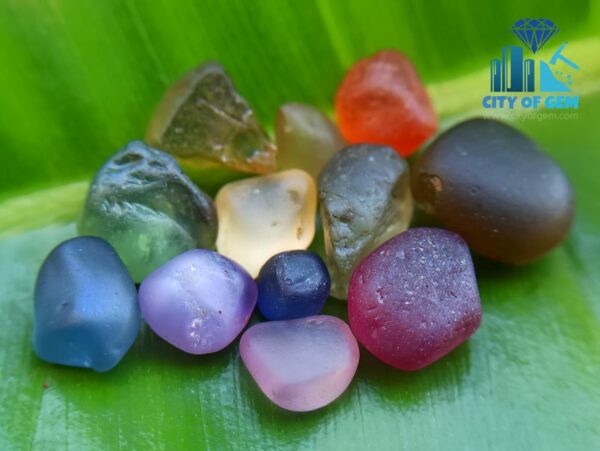 All In One! Gem Quality Facet Grade Natural Rough Gemstones Collection with Corundum Crystal - City of gem Ratnapura