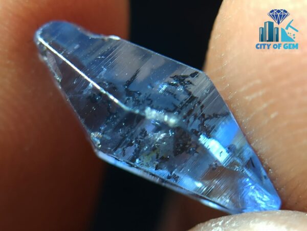 Blue Sapphire and Yellow Sapphire Complete Crystal Couple