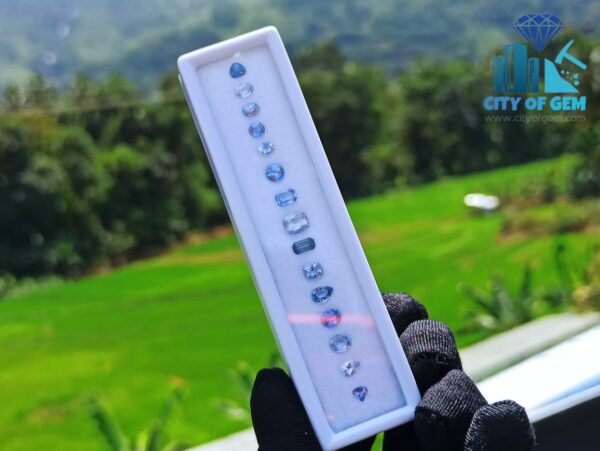 Fine Quality Ceylon Blue Sapphire Wholesale Faceted Gemstones Lot - City of gem Ratnapura