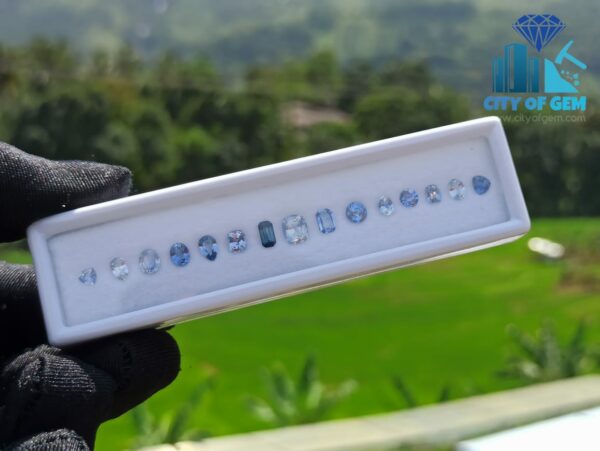 Fine Quality Ceylon Blue Sapphire Wholesale Faceted Gemstones Lot - City of gem Ratnapura