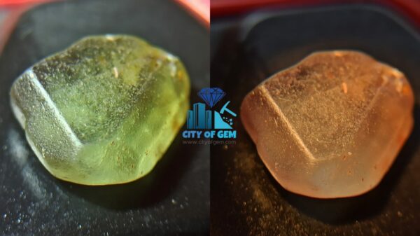 Rare Natural Chrysoberyl Alexandrite Petal Crystal from Sri Lanka - City of gem Ratnapura