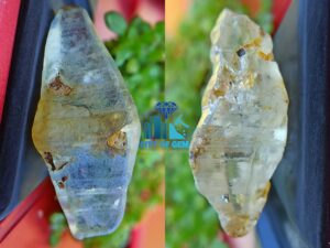 Ceylon Natural Glass Boday Sapphire Complete Crystal Couple